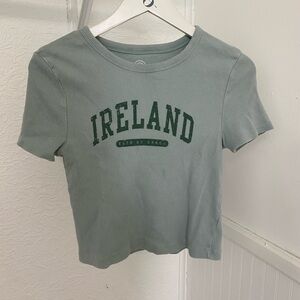 Green Ireland Graphic Tee